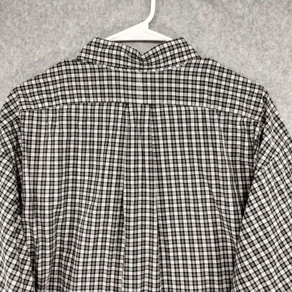 Ralph Lauren Button Down Shirt Mens Size XL Black Gingham Blake Long Sleeve - Picture 8 of 10